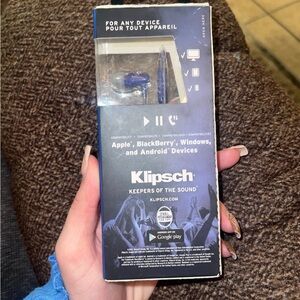 Genuine Klipsch Image S3 wired Headphones EarBuds NEW in SEALED box